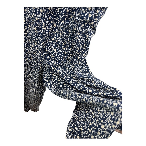 OLD NAVY jumpsuit size XXL sleeveless blue with flowers print NWT - Picture 6 of 16